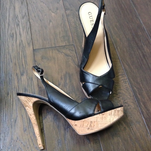 guess platform heels